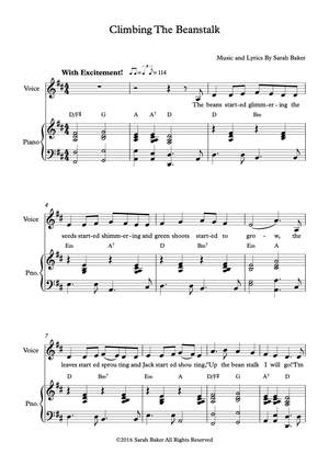 Climbing The Beanstalk score example